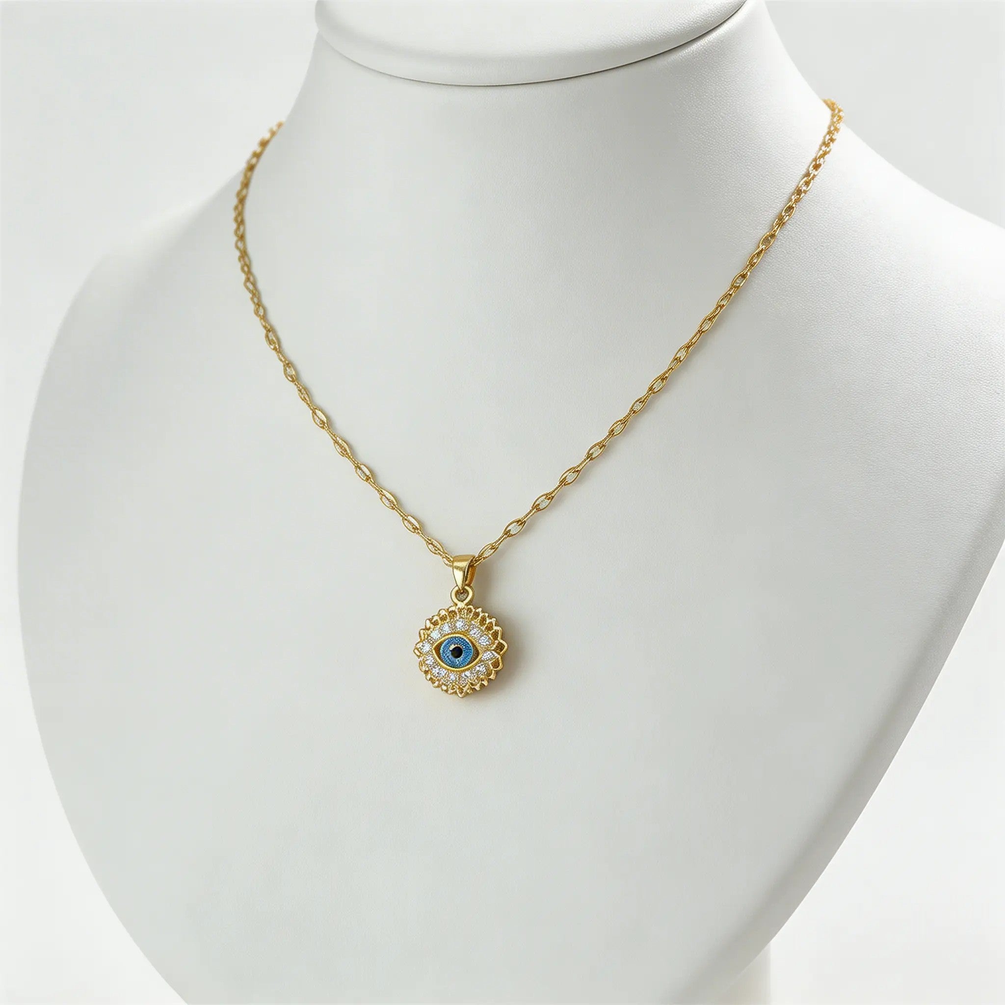 The Evil Eye Spinning Pendant Necklace