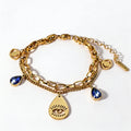 The Evil Eye Charm Bracelet