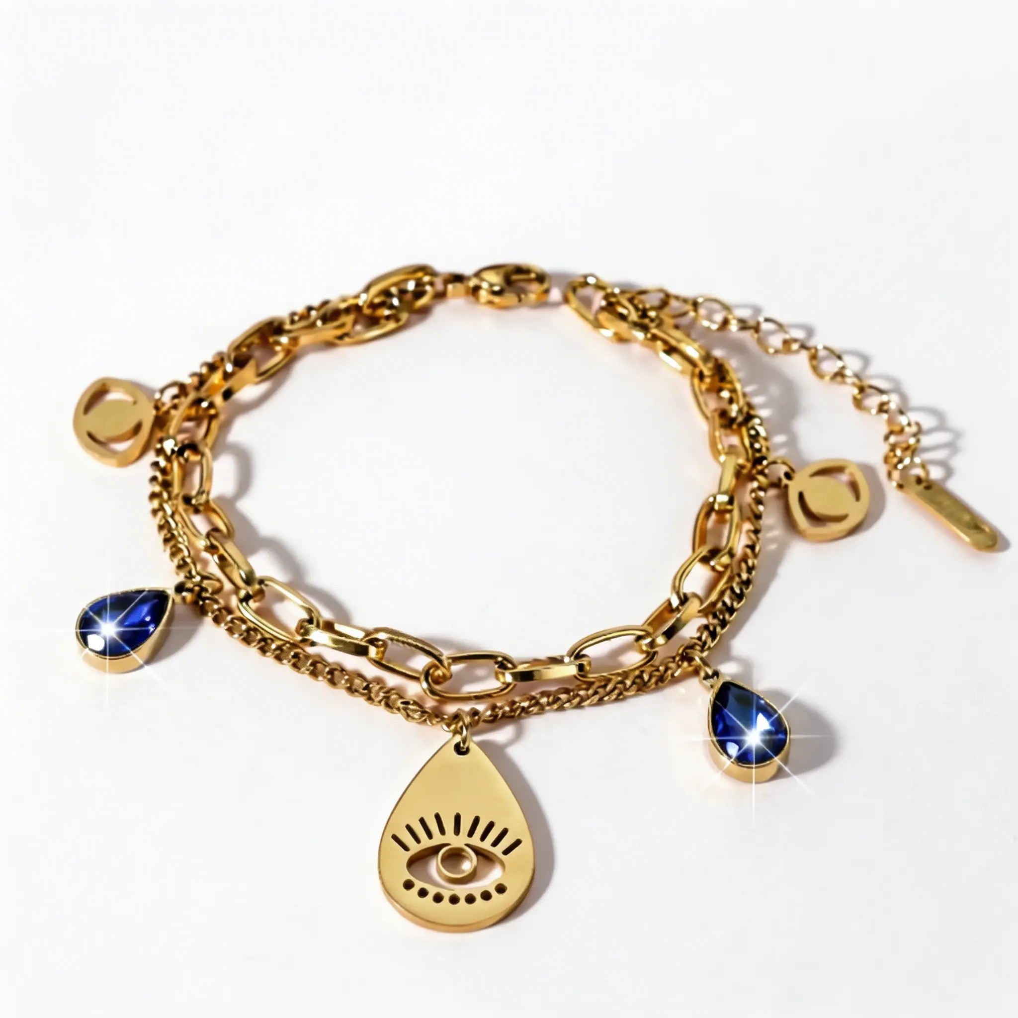 The Evil Eye Charm Bracelet