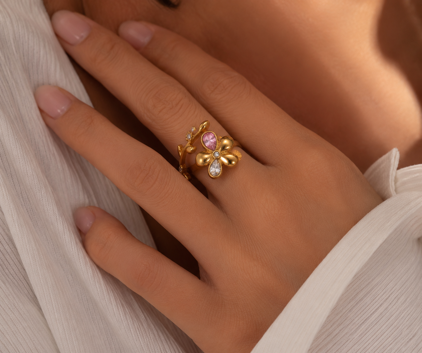 The Golden Fleur Ring