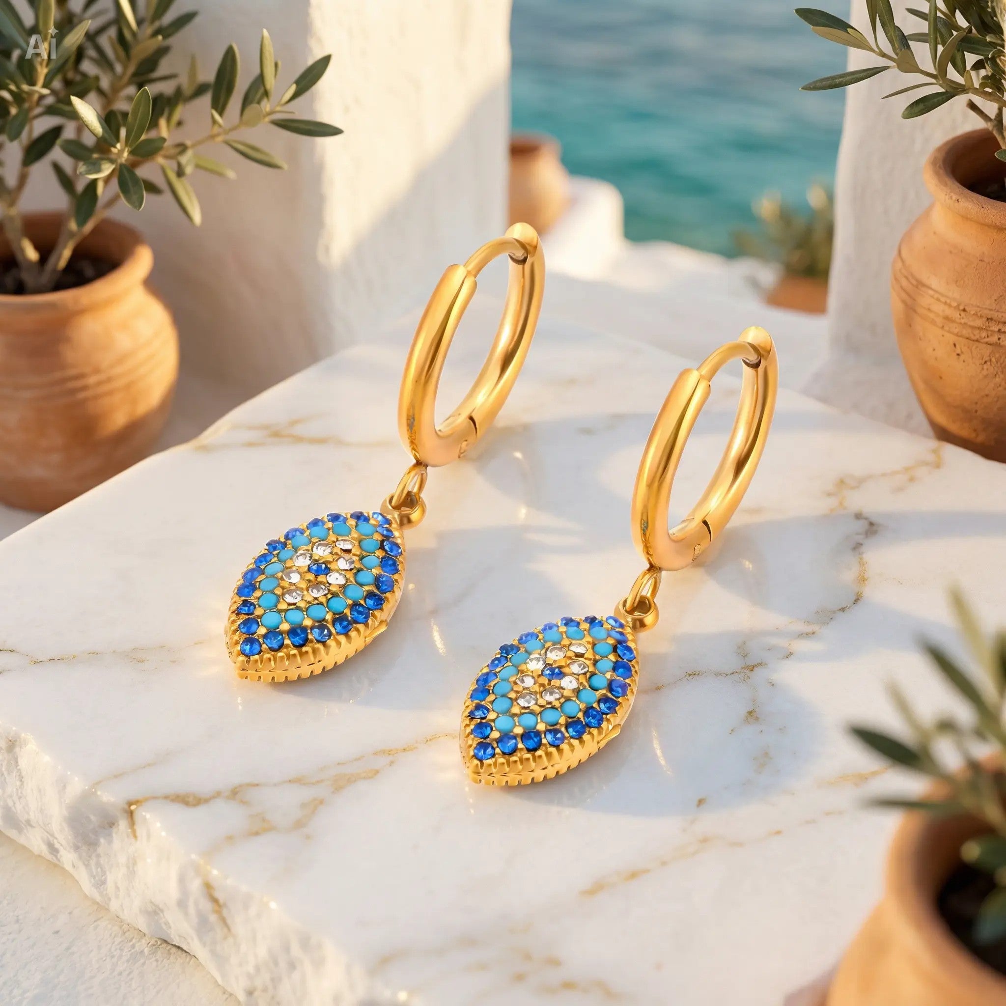 The Evil Eye Earrings