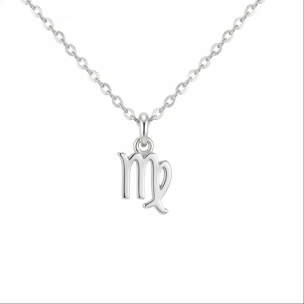 The Silver Zodiac Charm Necklace