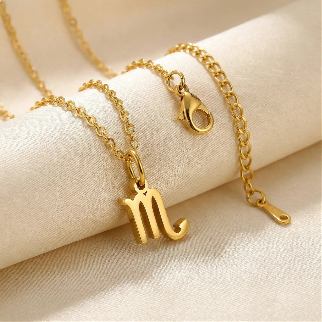 The Gold Zodiac Charm Necklace