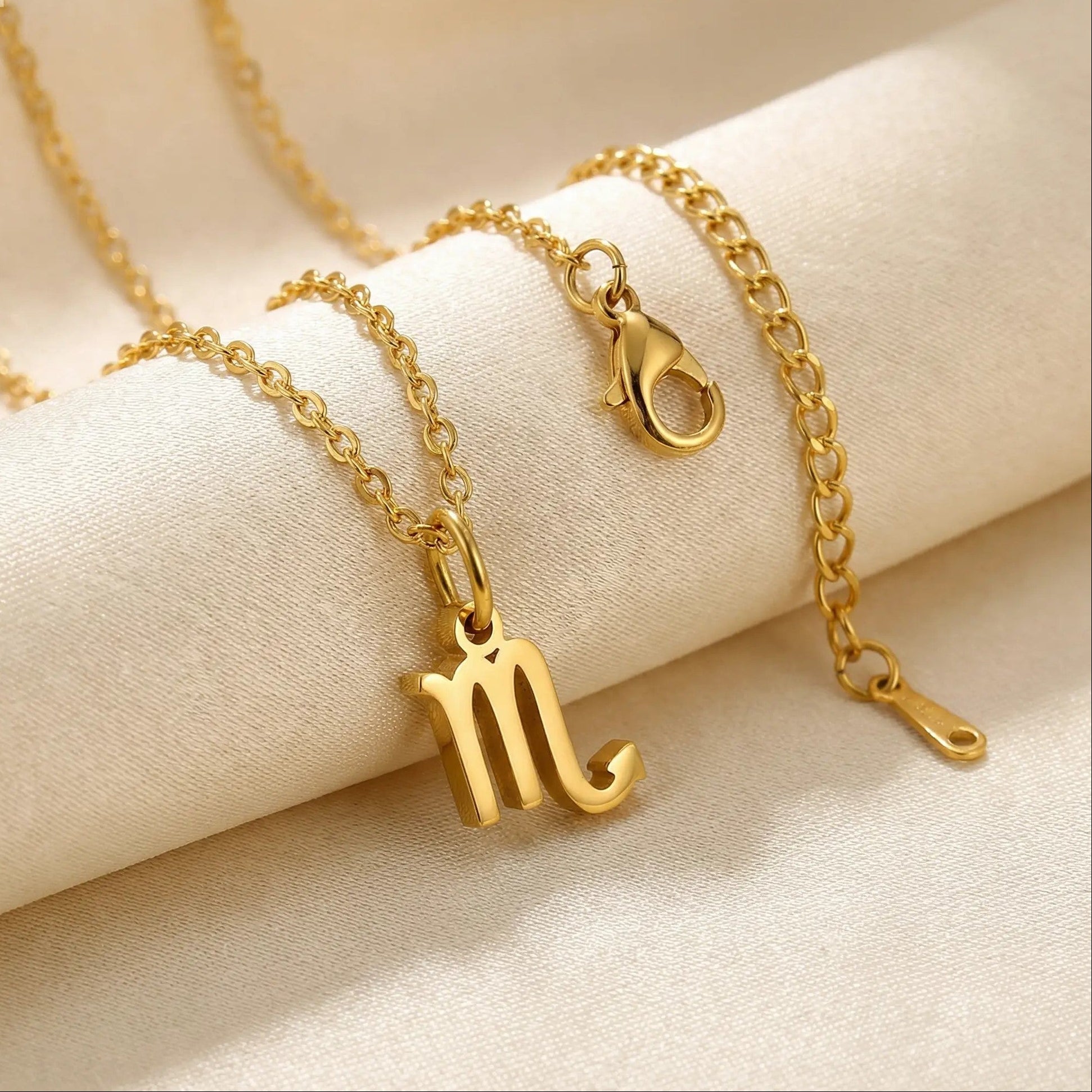 The Gold Zodiac Charm Necklace