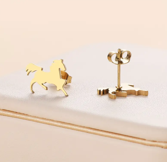 The Horse Stud Earrings