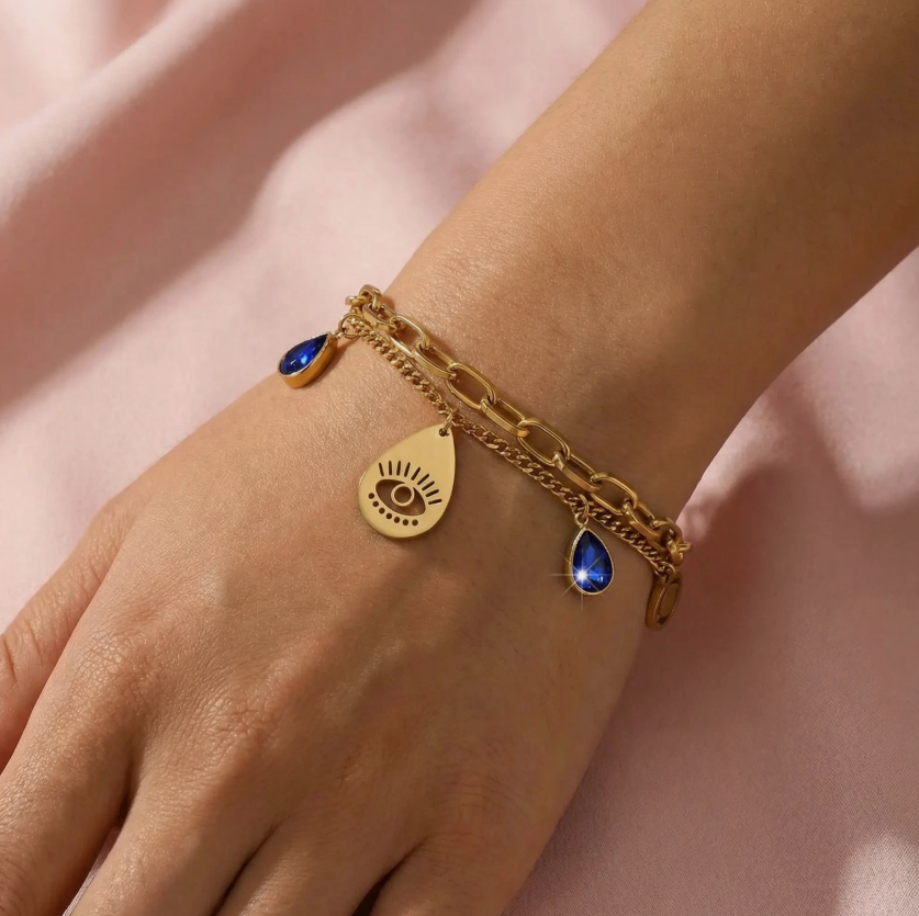 The Evil Eye Charm Bracelet