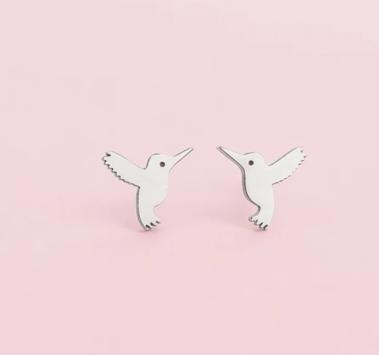The Hummingbird Stud Earrings