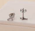 The Cross Stud Earrings