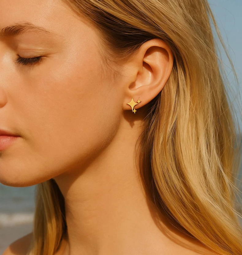 The Stars Stud Earrings