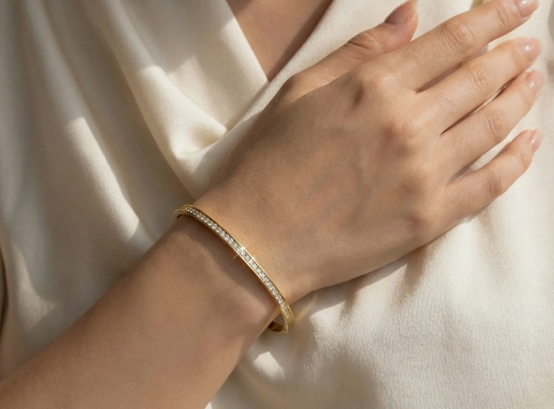 The Crystal Bangle Bracelet