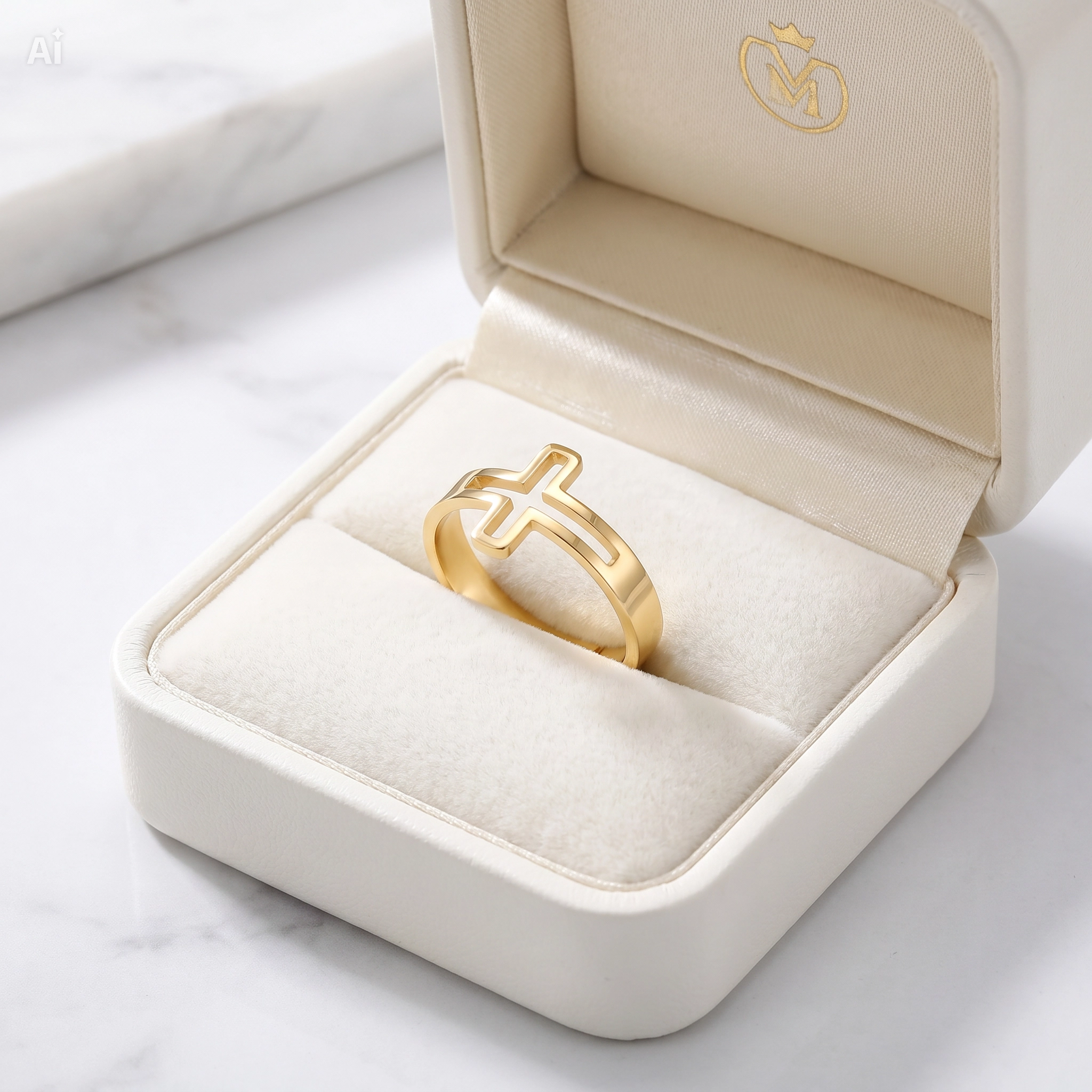 The Santorini Cross Ring