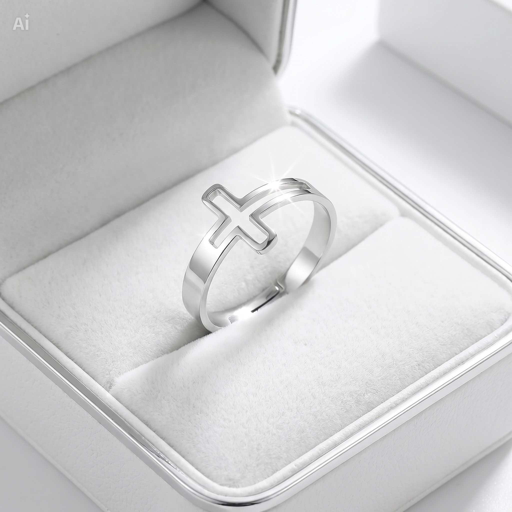 The Santorini Cross Ring