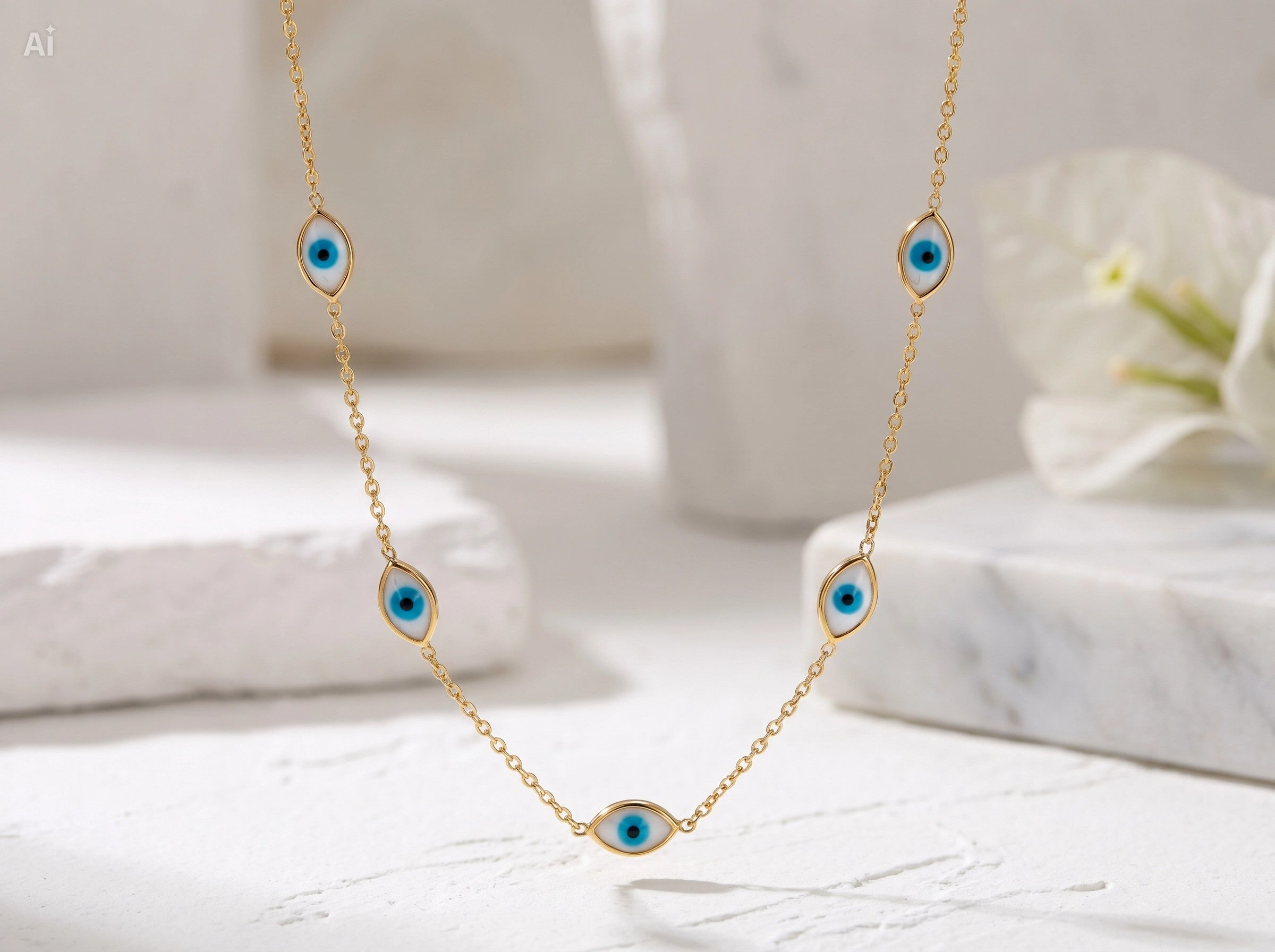 The Halo Eye Necklace