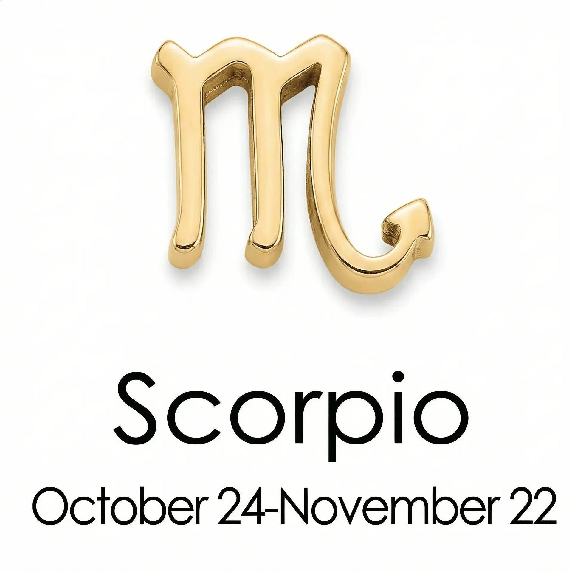 The Gold Zodiac Charm Necklace