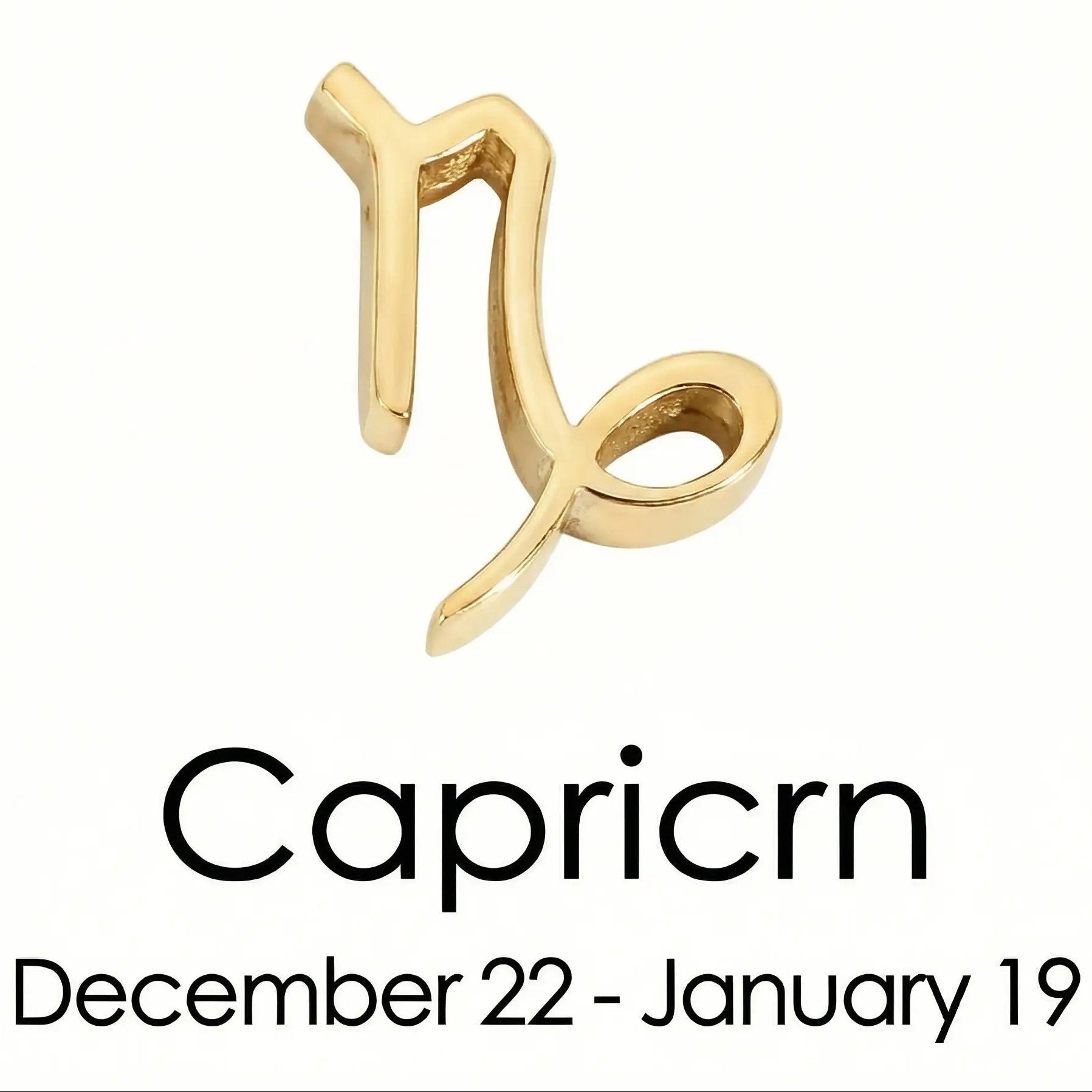 The Gold Zodiac Charm Necklace