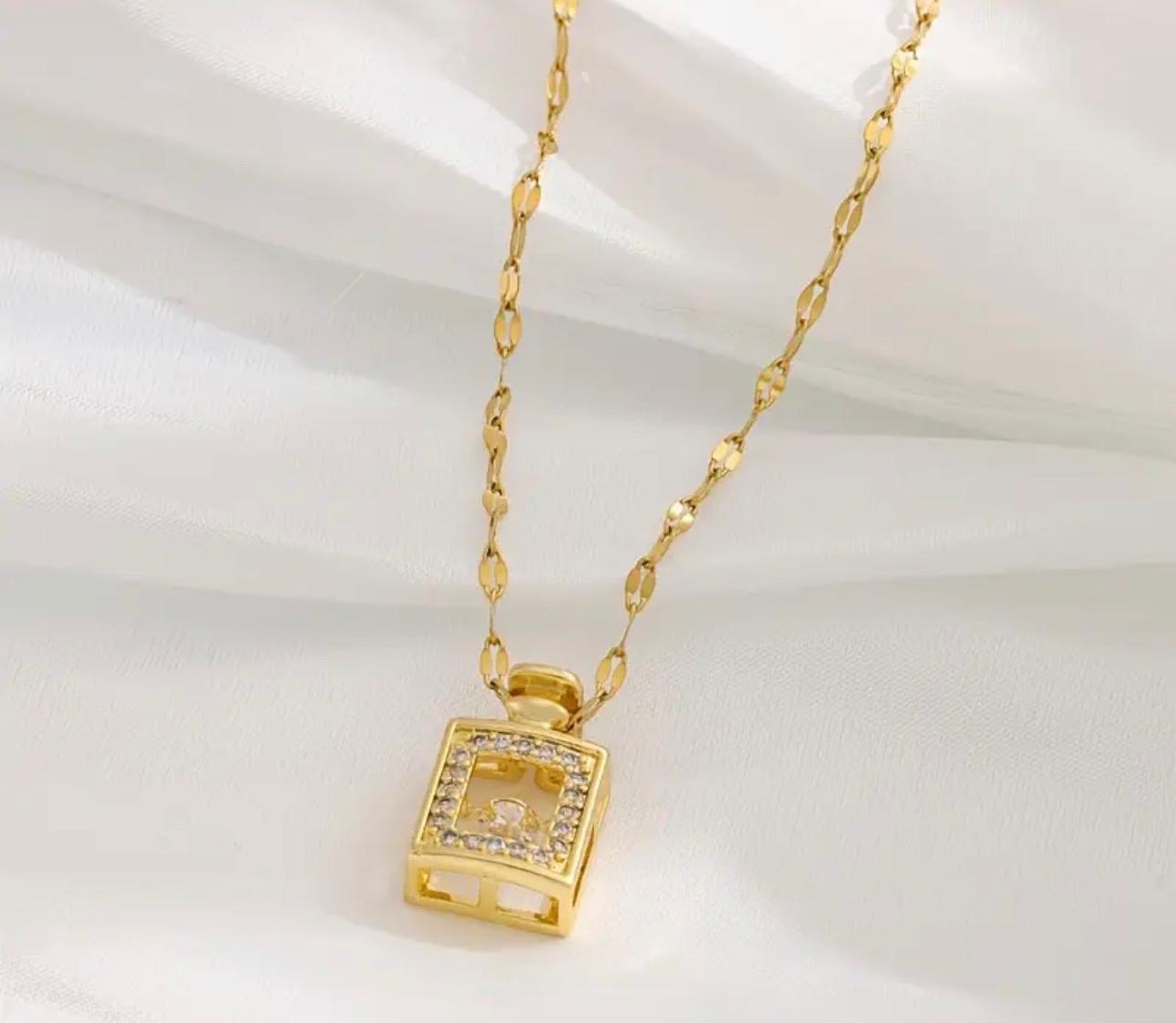 The Perfume Bottle Pendant Necklace