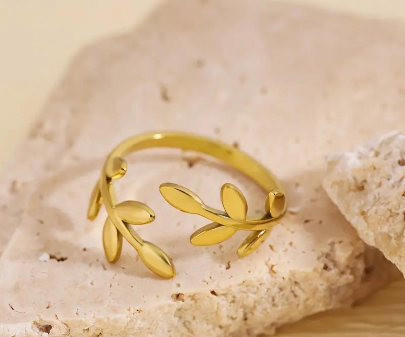The Olive Leaf Ring