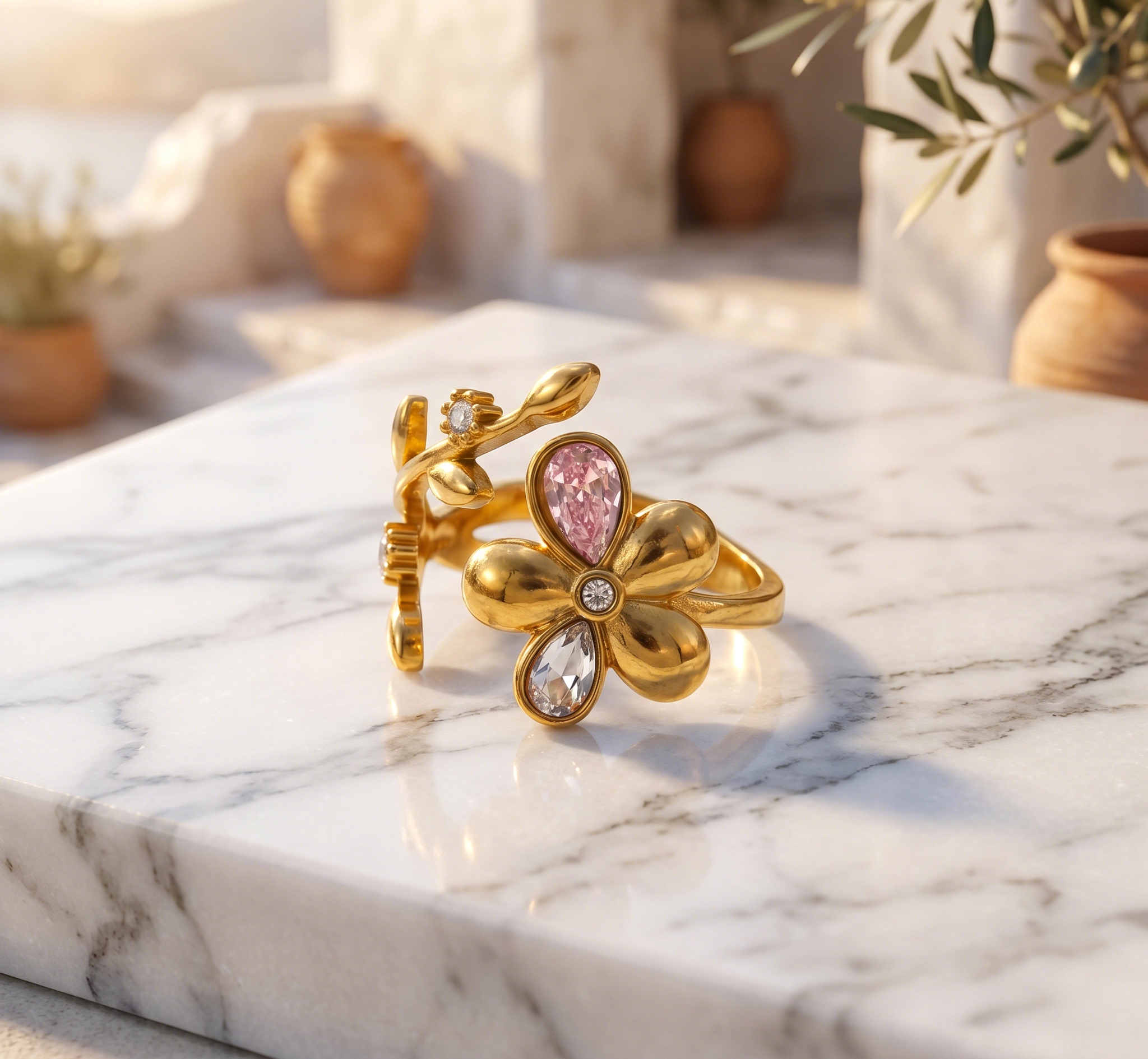 The Golden Fleur Ring